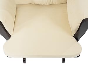 Glider and Ottoman Set