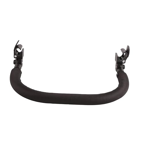 Universal Baby Stroller Guardrail Armrest Adjustable Baby Bumper Bar Stroller Accessories Adjustable Baby Bumper Bar (Black) - Jamouz