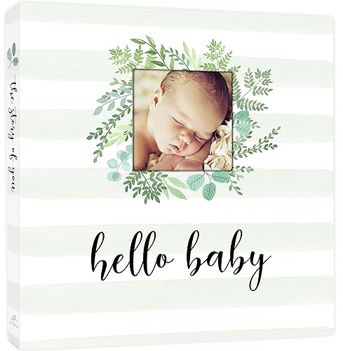 Baby Memory Book First 5 Years - Keepsake Monthly Milestone Journal for Boy or Girl - Pregnancy Gift for Baby Shower - Gender Neutral Record Book with Gift Box - Personalize Cover with Baby Photo - Jamouz
