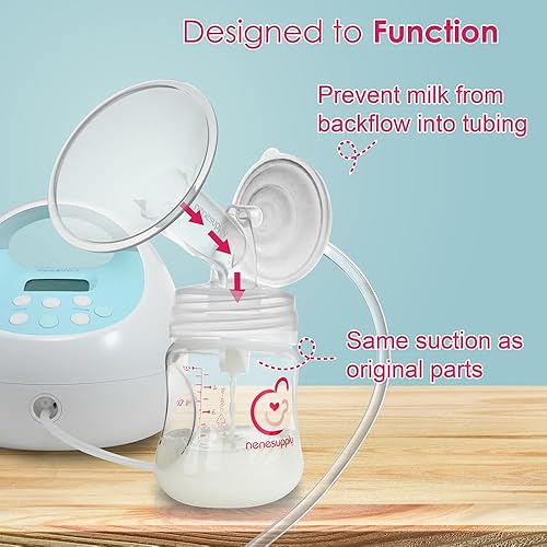 Nenesupply 2pc 17mm Flanges Compatible with Spectra S1 Spectra S2 Synergy Gold Breastpumps Replacement to Spectra Pump Parts and Spectra Flange Replace Spectra S2 Parts and Spectra 17mm - Jamouz