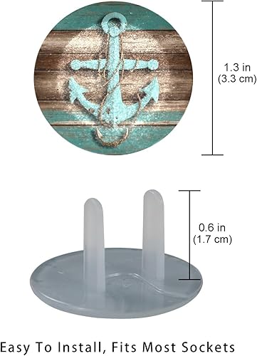 12 PCS Baby Child Proofing Outlet Covers, Electrical Safety Socket Protection Caps for 2-Prong Power Wall Plate Pure Black, czbhg-001 - Jamouz