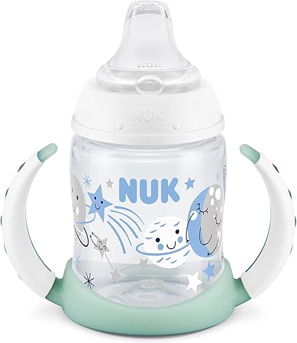 NUK Learner Cup, 6+ Months, Timeless Collection,  Exclusive, 5 Oz, Pack of 2 – BPA Free, Spill Proof Sippy Cup - Jamouz