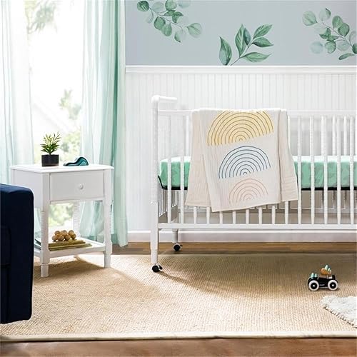 Davinci Jenny Lind Spindle 3-Drawer Dresser in White - Jamouz