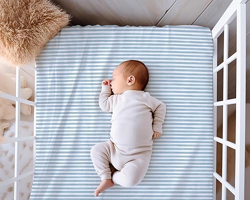 Baby Changing Pad Cover 2-Pack for Girls (Fleurette) - Premium Fitted Sheets Baby Diaper Changing Table Cover - Buttery Soft Cotton Blend - Jamouz