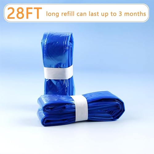 8 Pack Jumbo 28 FT Diaper Pail Refills Cartridge Compatible with Diaper Genie Select Pail, Classic Pail, Compact Pai,Square Pails Diaper Pails Refills - Jamouz