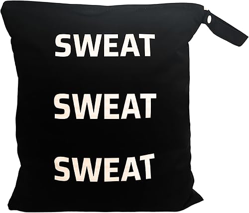 Premium Wet Bag for Gym Clothes – Wet Dry Bag for Workout Gear, Sweaty Clothes, Swimsuits & Travel – Waterproof, Odor-Resistant, Machine Washable Sweat Bag for Gym, Pool & Sports, 12.6 x 14.6' - Jamouz