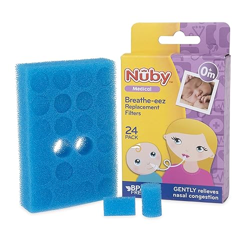 Nuby Breathe-Eez Replacement Filters, 24 Pack - Jamouz