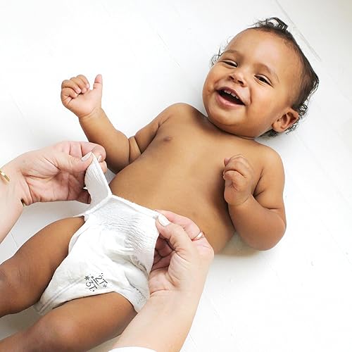 Parasol Clear+Dry Natural Training Diaper Pants, Pure Ingredients, Water Based Ink, Non-Woven Fabric with Dermatest Excellent Seal, Rash Protection, Size 5 (26+ lbs), 48 Count - Jamouz