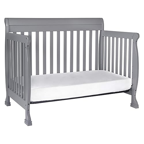 DaVinci Kalani 4-in-1 Convertible Crib in White, Greenguard Gold Certified - Jamouz