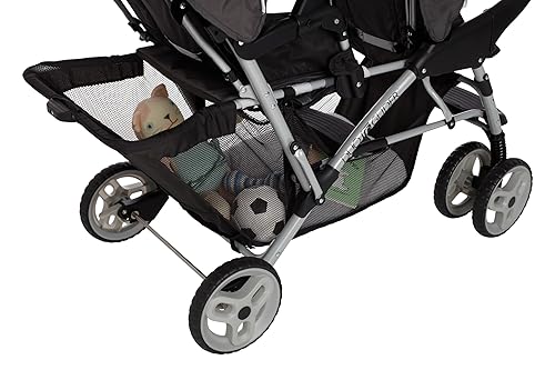 Graco DuoGlider Double Stroller | Lightweight Double Stroller with Tandem Seating, Glacier - Jamouz