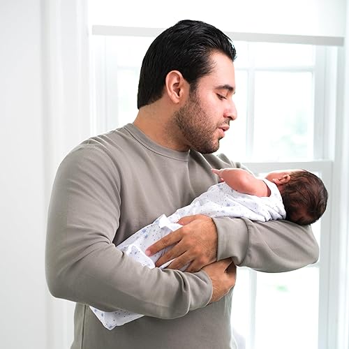 HALO 100% Cotton Sleepsack Swaddle, 3-Way Adjustable Wearable Blanket, TOG 1.5, Baby Blue, Newborn, 0-3 Months - Jamouz