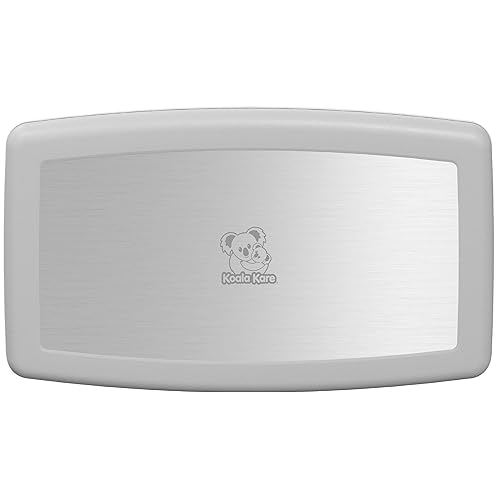Koala Kare Surface-Mounted Horizontal Baby Changing Station with Stainless Steel Veneer, Model KB300-01SS (Grey) - Jamouz