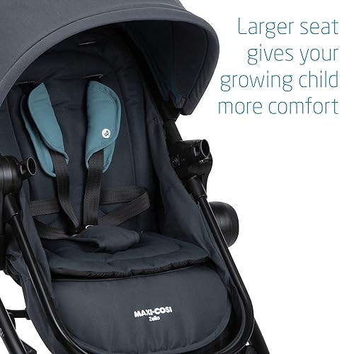 Maxi-Cosi Zelia 5-in-1 Modular Travel Stroller in Slate Blue - Jamouz