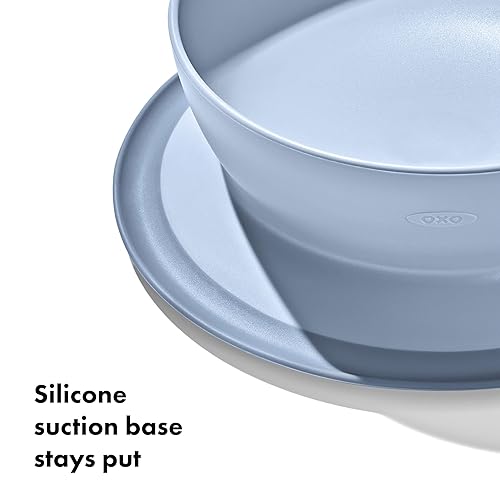 OXO Tot Stick and Stay Suction Bowl - Opal - Jamouz