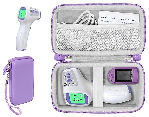CaseSack Forehead Thermometer case for Non-Contact Infrared Digital Thermometer Like Vibeey, eZthings, HALIDODO, HIGBRE, ALLIRIER, AFARELY, ROYADVE, REDESS, iCode, SUNNYPLUS, BrillianceHair, drtulz - Jamouz