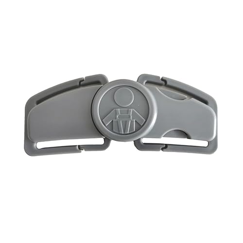 Universal Child Car Seat Chest Harness Clip Universal Safer Belt Clip Buckle Lock Stroller Chest Clip Adjustable Guard for Baby and Kids (Black) - Jamouz