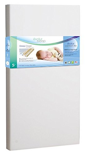 Evolur Sleep Dual Stage Comfort-Lite 5” Foam Mattress, Greenguard Gold Certified, Silver Star - Jamouz