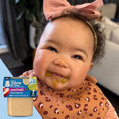 Gerber 2nd Foods Banana Blackberry Blueberry 4 Ounce Tubs, 2 Count (Pack of 8) - Jamouz