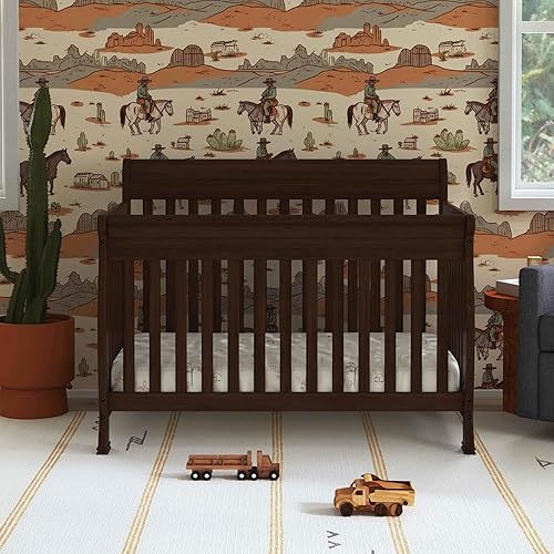 DaVinci Kalani 4-in-1 Convertible Crib in White, Greenguard Gold Certified - Jamouz