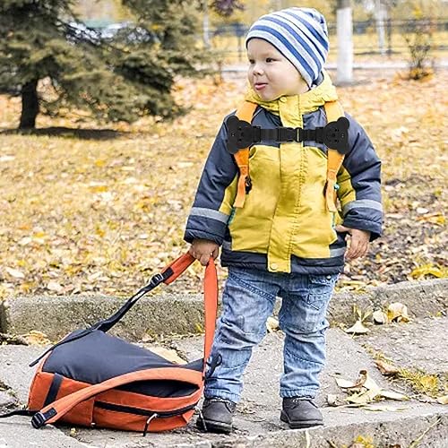 Lock Strap Anti Escape, Bear-Shaped Baby Harness Chest Clip Safety Clip, Prevent Children/Kids Taking Their Arms Out of Child High Chairs/Strollers/Baby Reins(2 Pack) - Jamouz