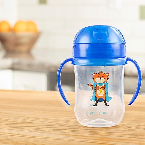 Dr. Brown's Transition Sippy Cup with Soft Spout - Blue - 6oz - 6m+ - Jamouz