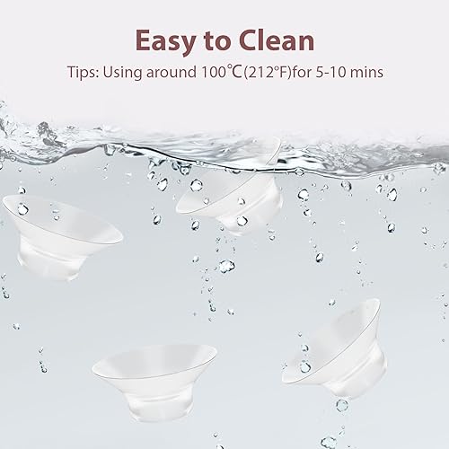 10PCS Breast Pump Parts, 6Pack Silicone Duckbill Valve & 4Pack Silicone Diaphragm Compatible with Momcozy M5 Wearable Breastpump, M5 Breast Pumps Replacement Accessories Breastfeeding Essentials Kit - Jamouz
