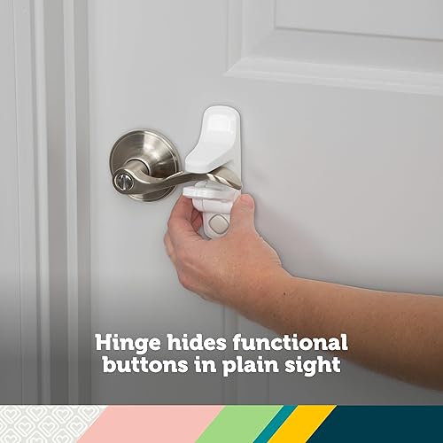 Safety 1st OutSmart Child Proof Door Lever Lock, White, 1 Count - Jamouz
