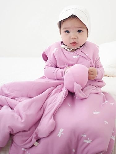 GUNAMUNA Unisex Baby Sleep Bag, Sleep Sack Sleeping Bag for Infants Toddlers, Easy Changing Diaper Zipper, Nap Time, 1.0 TOG - Jamouz