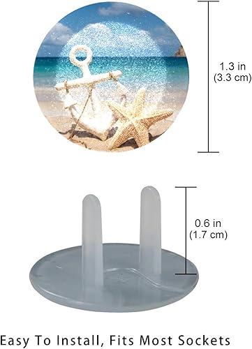 12 PCS Baby Child Proofing Outlet Covers, Electrical Safety Socket Protection Caps for 2-Prong Power Wall Plate Pure Black, czbhg-001 - Jamouz