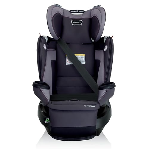 Evenflo Convertible Car Seat w/ 360 Degree Rotation & 3 Modes, Revolve360, Revere Gray - Jamouz