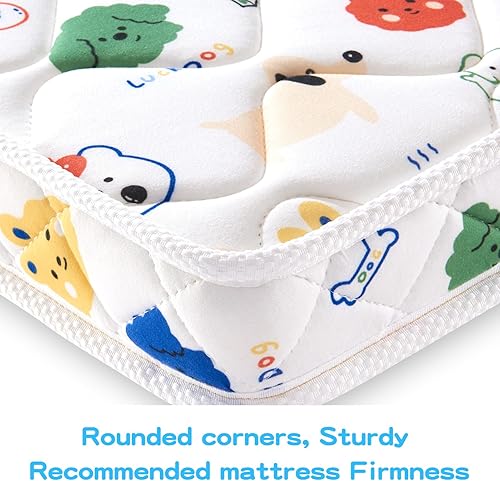 Premium 5' Crib & Toddler Mattress, Dual-Sided & Firm, Breathable Hypoallergenic for Standard Crib & Toddler Bed - Jamouz