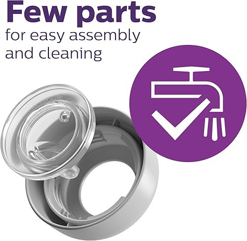 Philips Avent Natural Trainer Cup with Extra Fast Flow Natural Response Nipple (Flow 5) and Soft Spout, 5oz, SCF263/01 - Jamouz