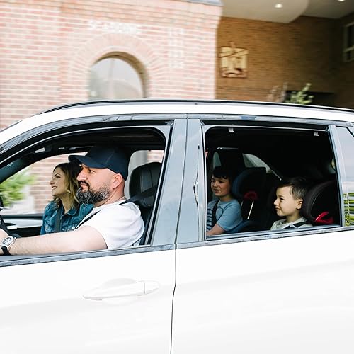 Clek Oobr High Back Booster Seat with Adjustable Headrest, Reclining Design, Latch System, and Retardant-Free Fabric, Railroad - Jamouz