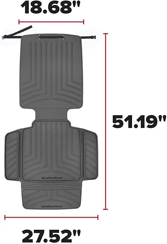 WeatherTech Child Car Seat Protector, Black - Jamouz