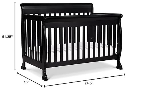 DaVinci Kalani 4-in-1 Convertible Crib in White, Greenguard Gold Certified - Jamouz