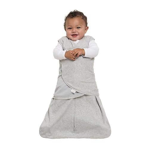 HALO 100% Cotton Sleepsack Swaddle, 3-Way Adjustable Wearable Blanket, TOG 1.5, Baby Blue, Newborn, 0-3 Months - Jamouz