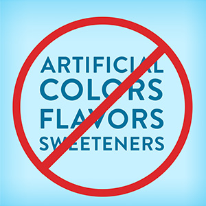 no artificial colors flavors or sweeteners