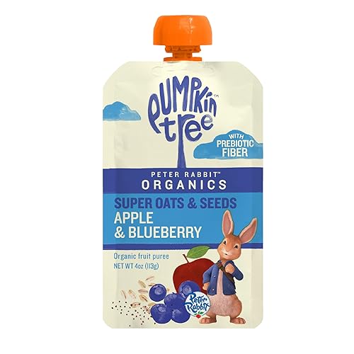 Pumpkin Tree Organics Super Oats & Seeds, Banana & Strawberry, 4 Ounce (Pack of 10) - Jamouz