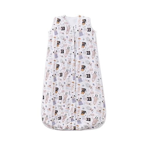 Baby Sleep Sack 2-4 T Baby Wearable Blanket 100% Organic Cotton 0.5 TOG Toddler Sleeping Sack 2- Way Zipper Soft Lightweight X-Large Pup - Jamouz