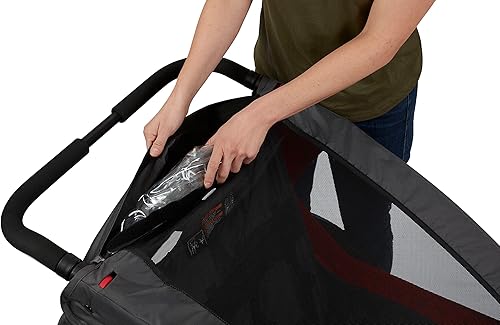 Flyer™ Duoflex 2 in 1 Bike Trailer and Double Stroller for Toddlers, 1+ Years - Jamouz