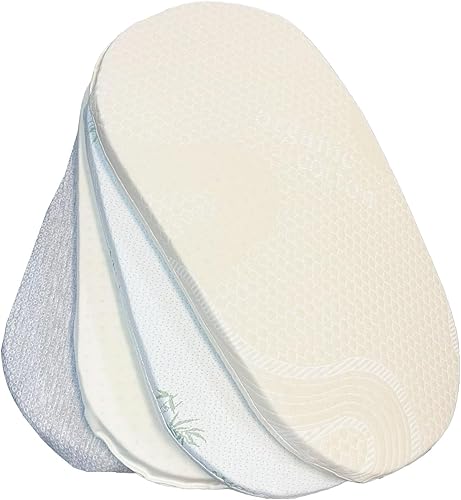 3” Inch Latex Organic Baby Crib and Toddler Bed Mattress Topper Pad with Australian Wool Cover (Baby Bassinet, 15'x30'), GOLS Certified, Hypoallergenic and Breathable, Soft and Cooling, Made in USA - Jamouz