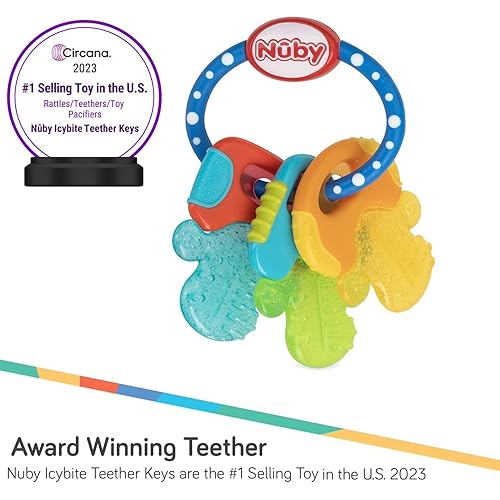 Nuby Ice Gel Teether Keys - Jamouz