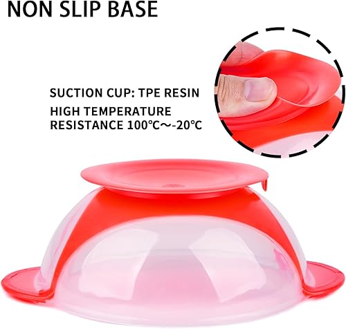 Berry President Magic Bowl 360 Degree Rotation Spill Resistant Gyro Bowl with Lid For Toddler Baby Kids Childre (Pink) - Jamouz
