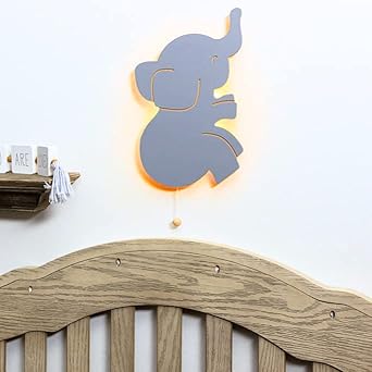Lumipets Lighted Balloons, Nursery Night Light, Wall Mounted Lighted, Battery Operated Cloud Light Sign–Lightweight Kids Night Light for Babies, Toddlers, Kids - 17.7 x 11.2 x 1.5-in - Jamouz