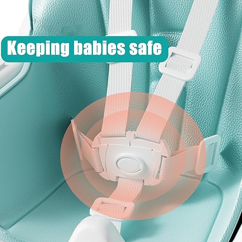 5 Point Harness Seat Belt Safety Strap Belt for Stroller Pushchair Pram Buggy Safe Protection, Adjustable High Chair Baby Harness Straps, Safety Harness Strap Belt - Jamouz