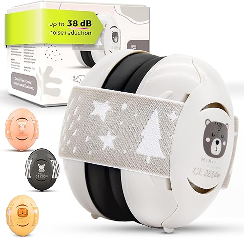 Schallwerk ® Mini+ Baby Ear Muffs – Noise Protection for Babies, Infants, Toddlers – CE & ANSI Certified Headphones - Jamouz