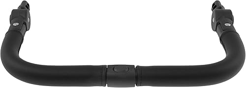 US Stroller Bumper Bar Angle Adjustable Armrest Stroller Handle Multifunctional Stroller Bumper Handle Removable Stroller Crossbar for Baby Stroller(1,black) - Jamouz