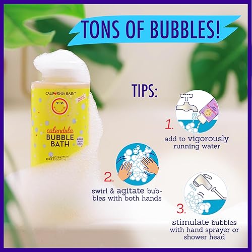 California Baby Calendula Aromatherapy Bubble Bath 13 fl oz (390 ml) - Jamouz