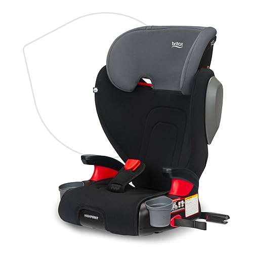 Britax Skyline 2-Stage Belt-Positioning Booster Car Seat, Dusk - Highback and Backless Seat - Jamouz