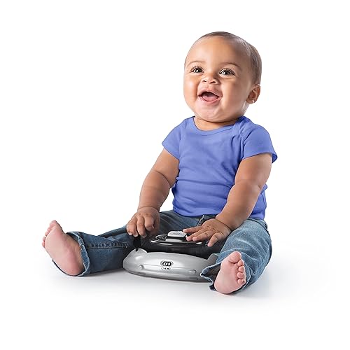 Bright Starts Ford F-150 4-in-1 Agate Black Baby Activity Center & Push Walker with Removable Interactive Steering Wheel-Toy, 6 Months and up - Jamouz